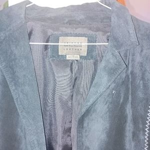 WOMEN'S LEATHER SUEDE COAT